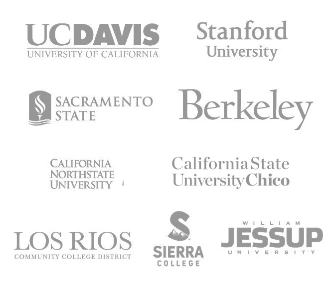 sampling of universities within 100 miles of sacramento